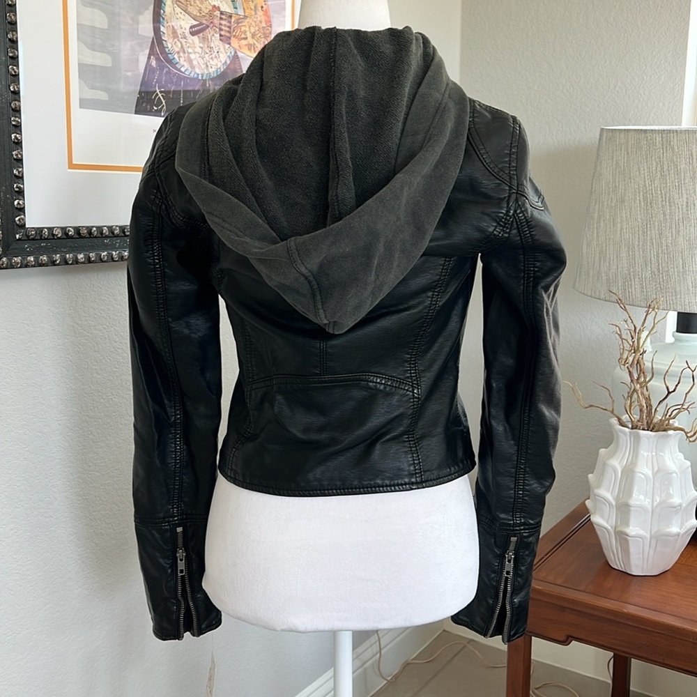 NWT Free People New Dawn Vegan Leather Jacket XS - Picture 6 of 8